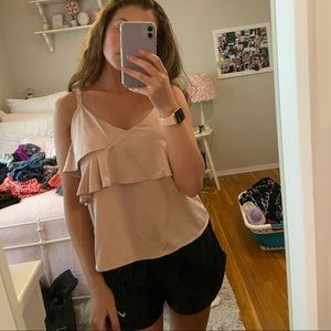 Ruffle tank top
